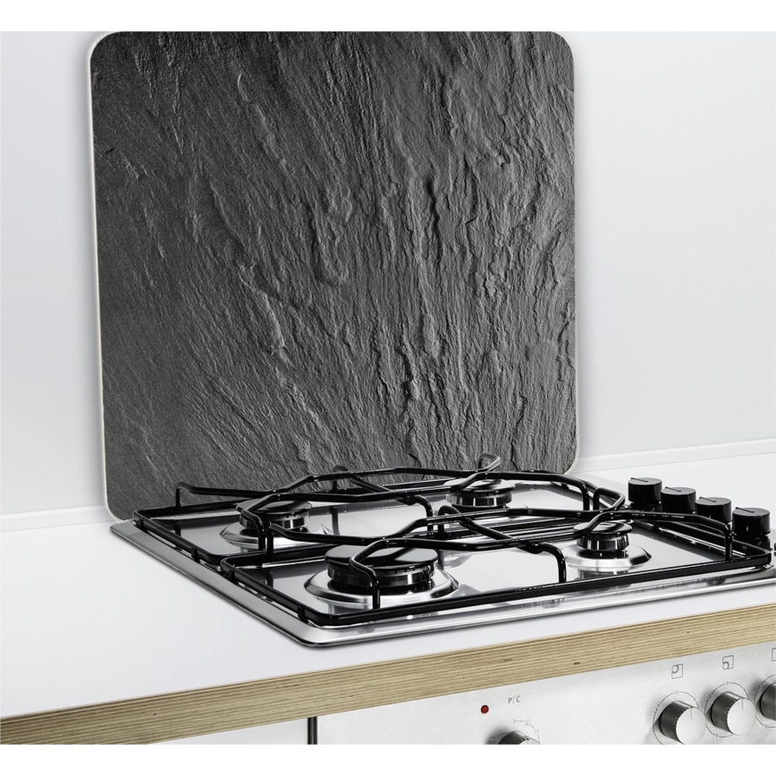 WENKO 2712984500 - Ploča ABDECKPLATTE - NEUTRALNA 56x50 cm crna/prozirna