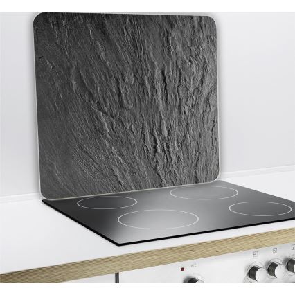 WENKO 2712984500 - Ploča ABDECKPLATTE - NEUTRALNA 56x50 cm crna/prozirna