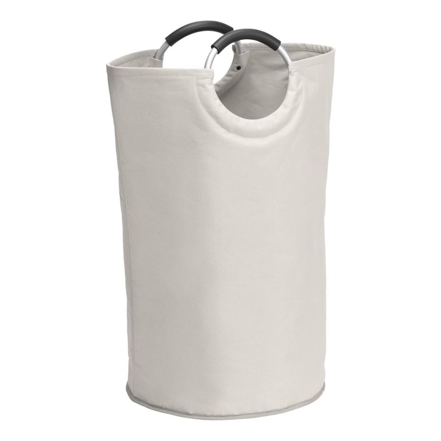 WENKO 3440001100 - Koš za rublje STONE 38x72 cm bež/srebrna/crna