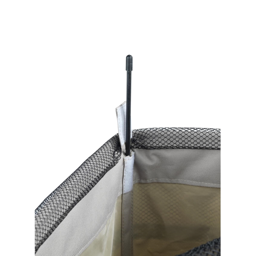 WENKO 3450117100 - Koš za rublje CORNO 18,5x60 cm bež/crna