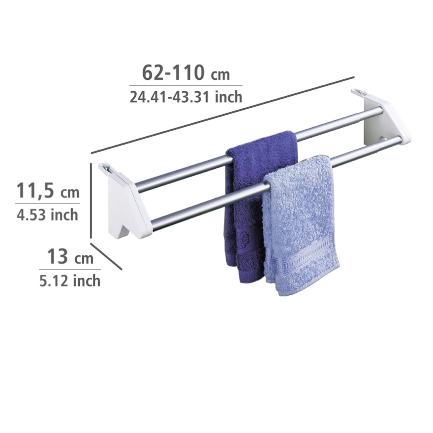 WENKO 3702100 - Sušilica 13x11,5 cm srebrna/bijela