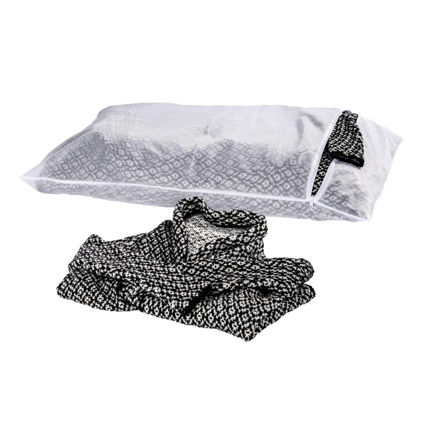 WENKO 3751900100 - Mrežasta vrećica za pranje rublja 90x60 cm bijela