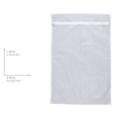WENKO 3751900100 - Mrežasta vrećica za pranje rublja 90x60 cm bijela