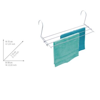 WENKO 3780010100 - Sušilica za rublje 58x16 cm bijela