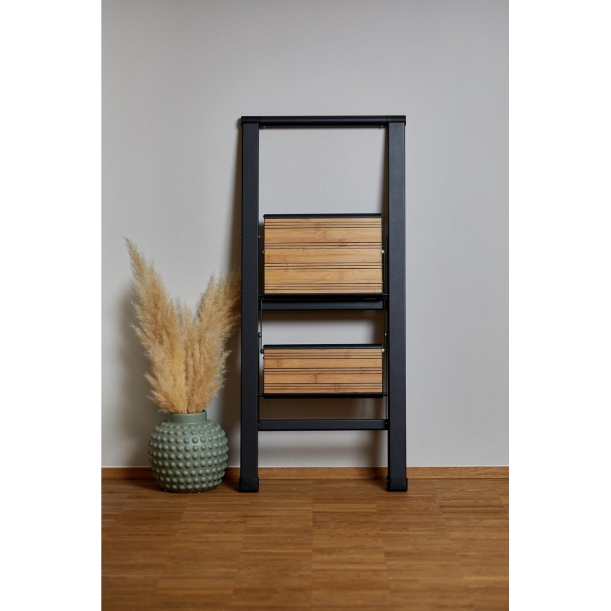 WENKO 50482100 - ALU-DESIGN sklopive ljestve 44x101 cm crne