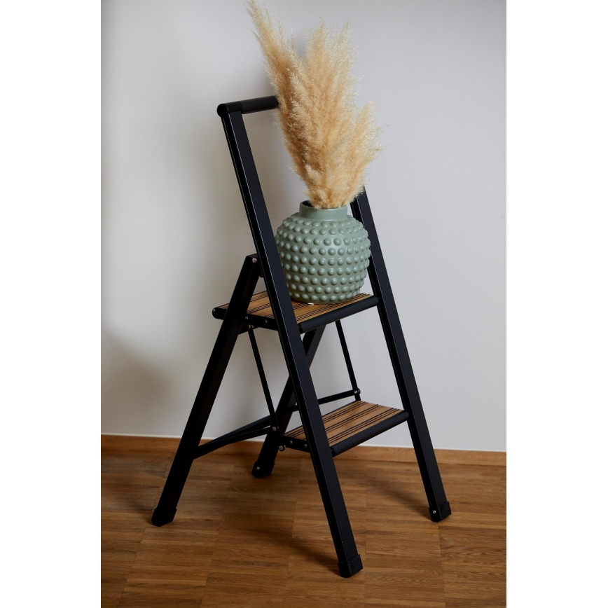 WENKO 50482100 - ALU-DESIGN sklopive ljestve 44x101 cm crne