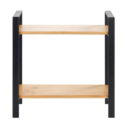 WENKO 53029100 - Polica LOU 32x33 cm crna/smeđa