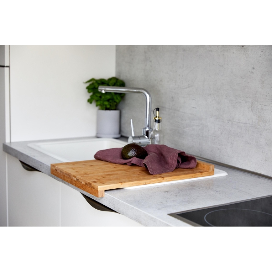 WENKO 53033100 - Daska za rezanje 45 x 35 cm, smeđa