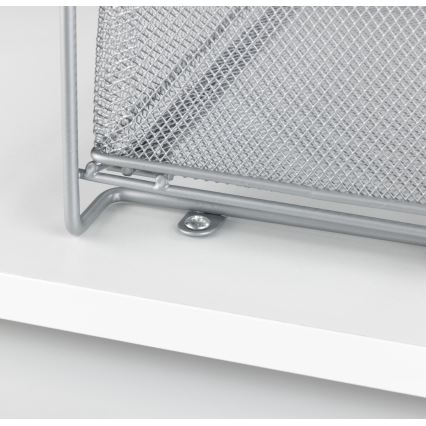 WENKO 53140800 - Polica GIOMA 35x33,5 cm srebrna