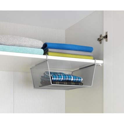 WENKO 53142100 - Košarica 27,5 x 28 cm, srebrna