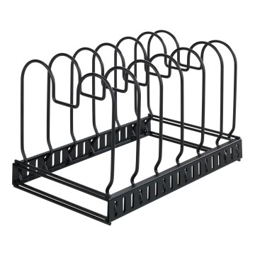 WENKO 53149100 - Držač poklopaca i tava 18x18 cm crni