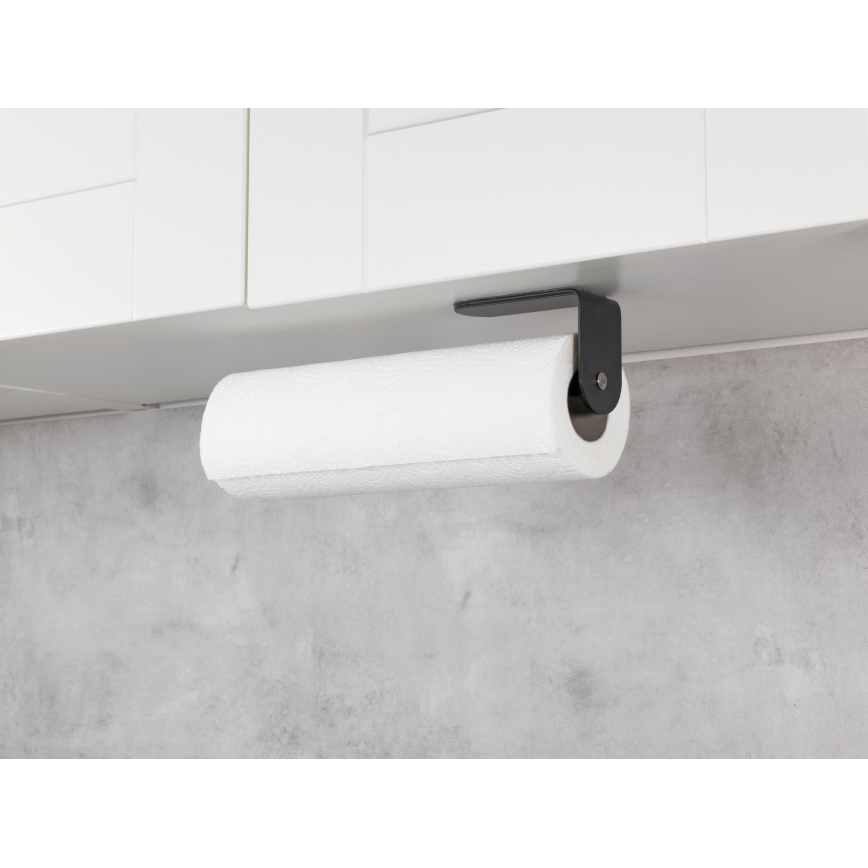 WENKO 53214100 - Držač role NIO 27,5 x 7 cm crni