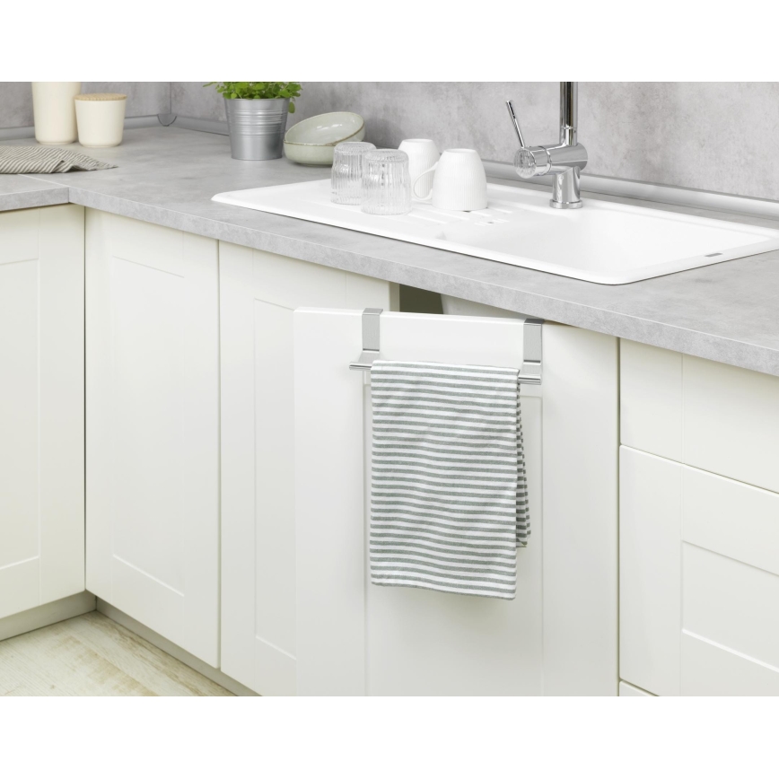 WENKO 53245100 - Držač za ručnike TELESCOPE 7x6 cm srebrna/crna