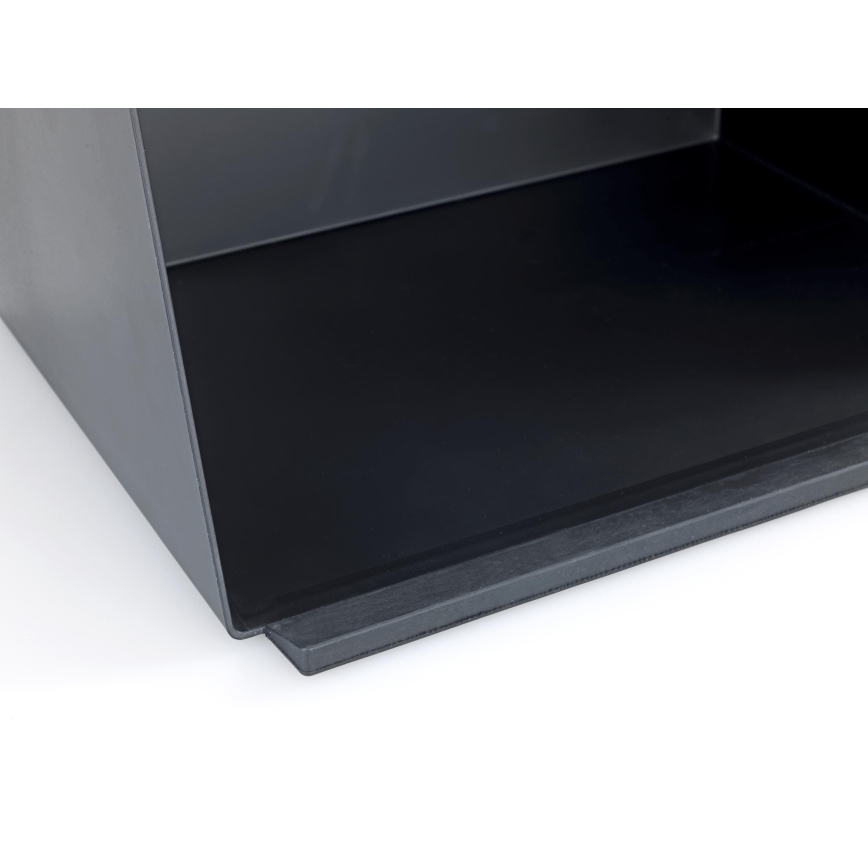 WENKO 54098100 - Kutija za kruh KUBO 35x26,5 cm crna/smeđa