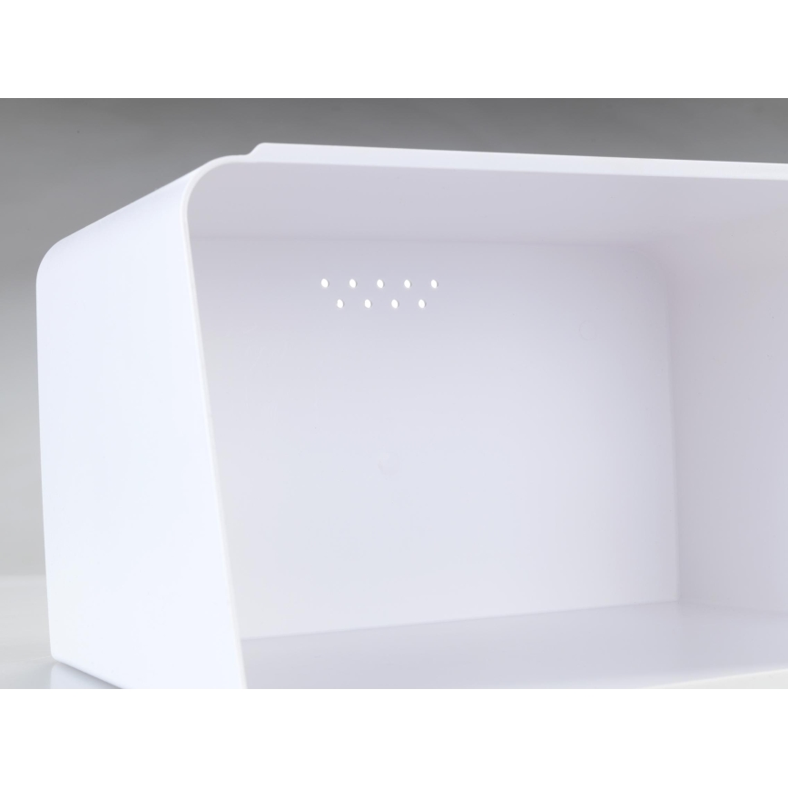 WENKO 54099100 - Kutija za kruh KUBO 35 x 26,5 cm bijela/smeđa