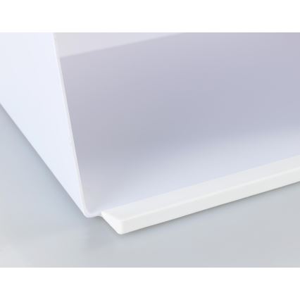 WENKO 54099100 - Kutija za kruh KUBO 35x26,5 cm bijela/smeđa