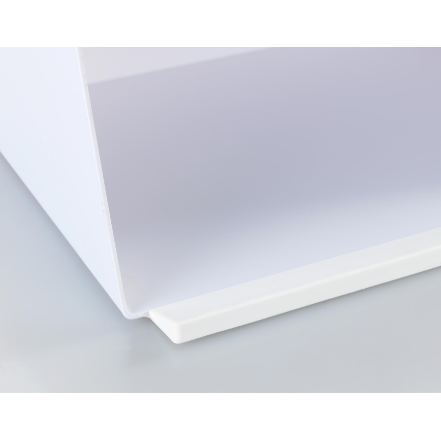 WENKO 54099100 - Kutija za kruh KUBO 35x26,5 cm bijela/smeđa