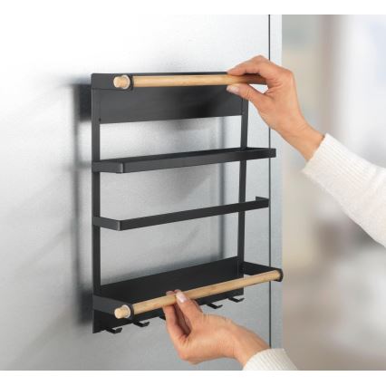 WENKO 54114100 - Organizator MAGNA 33x34 cm crna/smeđa