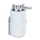 WENKO 54655100 - Dozator tekućeg sapuna WOYA 250 ml, bijeli/sjajni krom