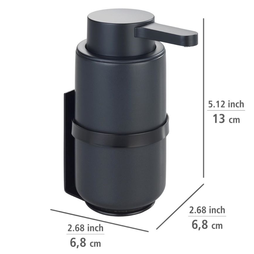 WENKO 54657100 - Dozator sapuna WOYA 250 ml, crni