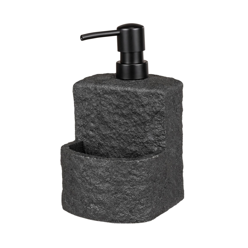 WENKO 54667100 - Dozator tekućeg sapuna FESTIVAL 10,5x18 cm crni