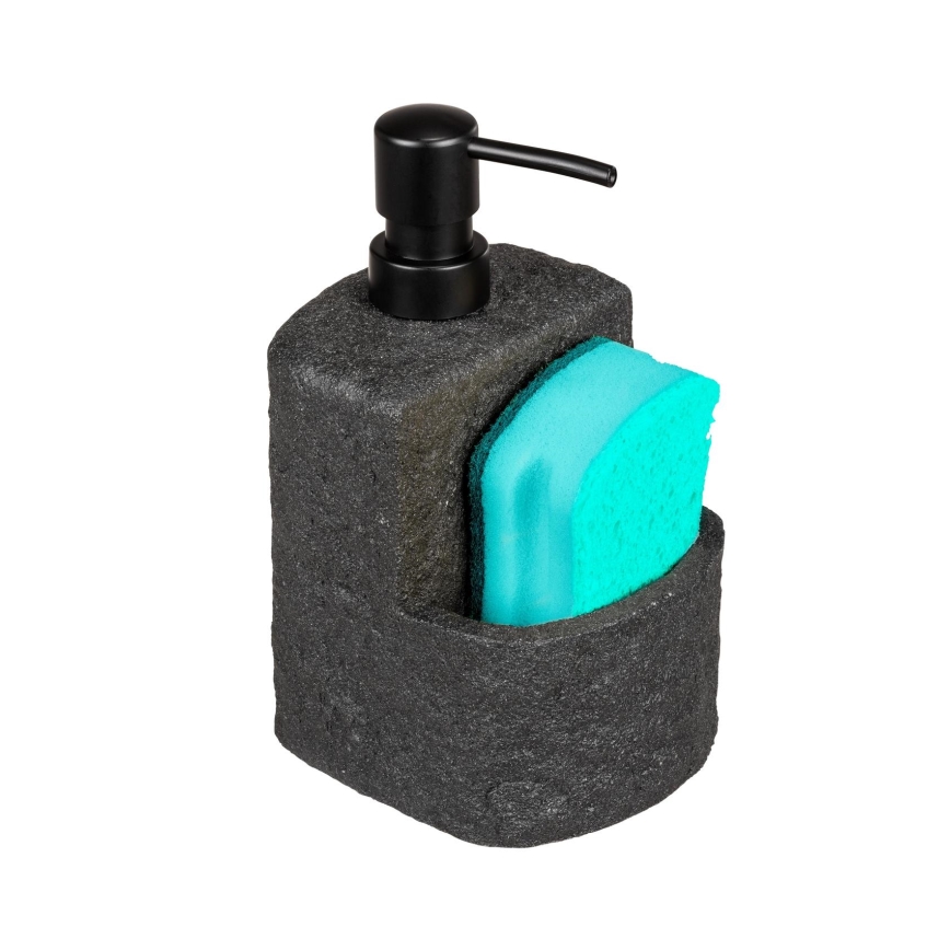 WENKO 54667100 - Dozator tekućeg sapuna FESTIVAL 10,5x18 cm crni