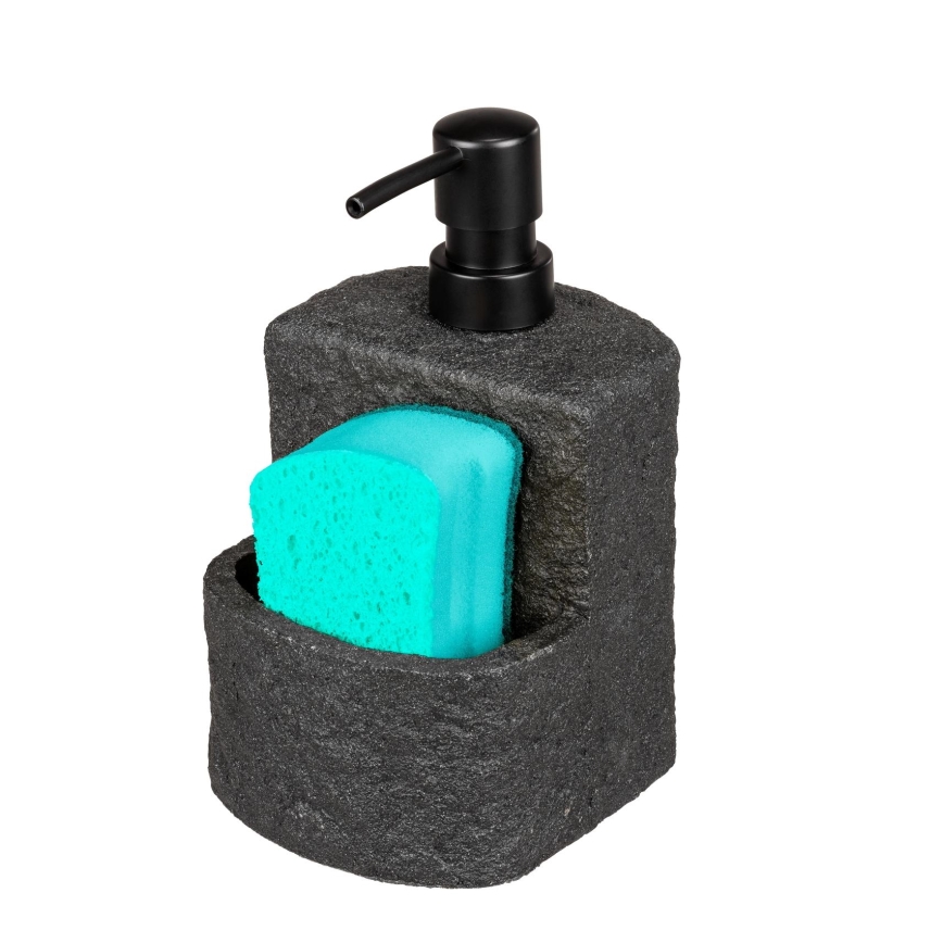 WENKO 54667100 - Dozator tekućeg sapuna FESTIVAL 10,5x18 cm crni