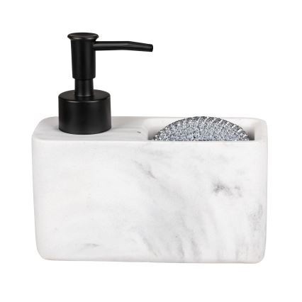 WENKO 54668100 - Dozator tekućeg sapuna RESA 14,5x14,3 cm bijeli/crni