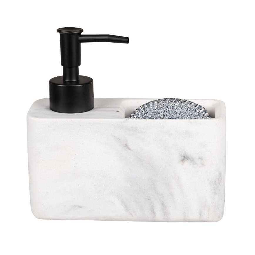 WENKO 54668100 - Dozator tekućeg sapuna RESA 14,5x14,3 cm bijeli/crni