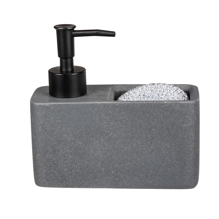 WENKO 54669100 - Dozator tekućeg sapuna RESA 14,5x14,3 cm siva/crna
