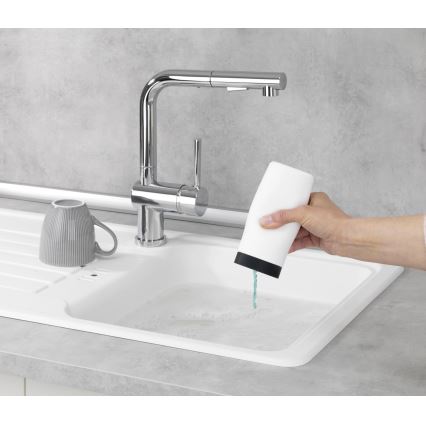 WENKO 54670100 - Dozator EASY SQUEEZ-E 6x14 cm bijeli/crni