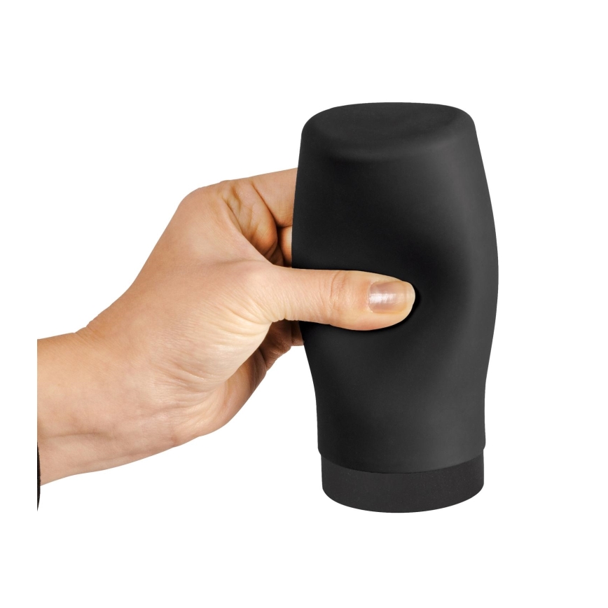 WENKO 54675100 - Dozator tekućeg sapuna EASY SQUEEZ-E 6x14 cm crni