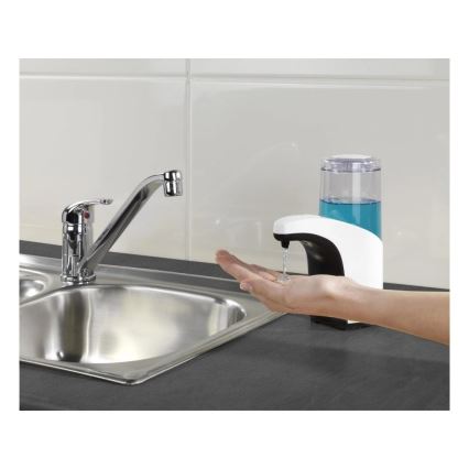 WENKO 54711100-Dozator tekućeg sapuna BUTLER 300 ml bijela/prozirna