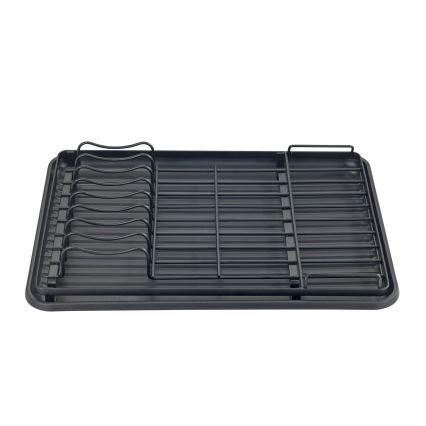 WENKO 54798100 - Ocjeđivač za posuđe AMY 42,5x31,5 cm crni