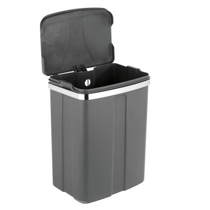 WENKO 54903100 - Koš za montažu na vrata, 26 x 36,5 cm, siva/srebrna