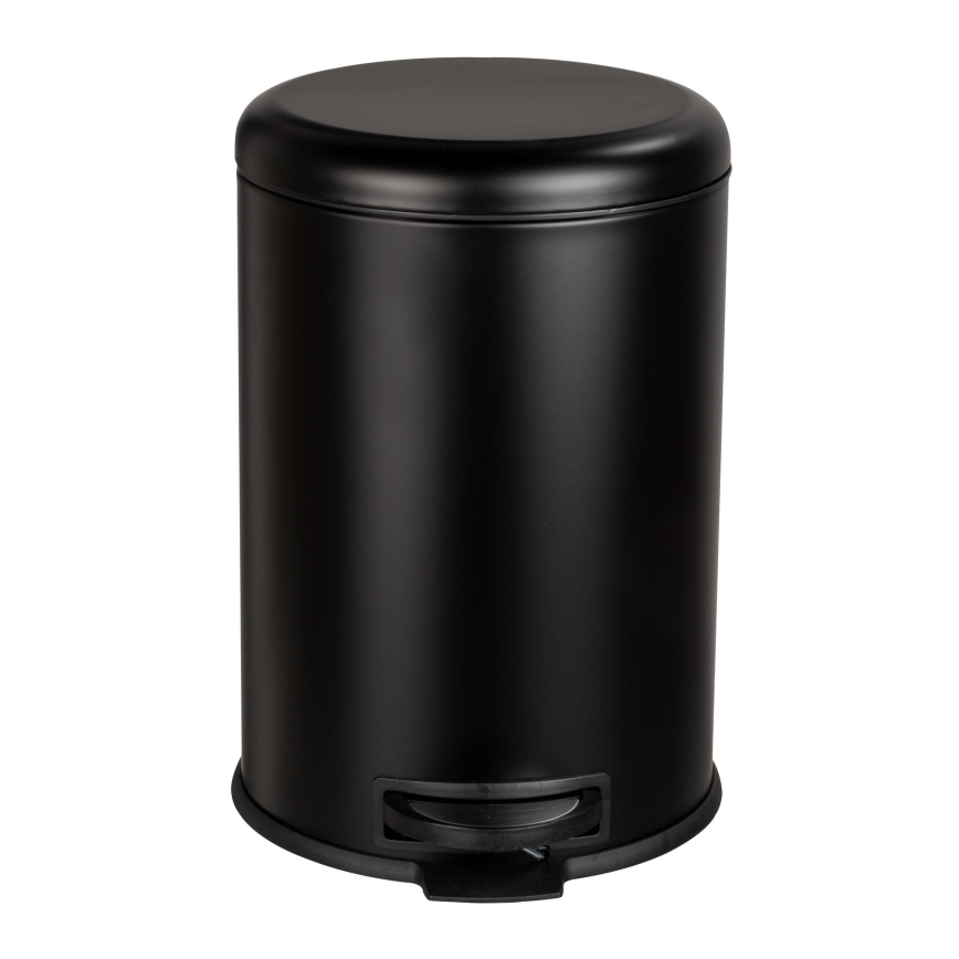 WENKO 54913100 - Koš za smeće LEMAN 25x38 cm crni