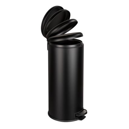 WENKO 54915100 - Koš LEMAN 30,5x64 cm crna
