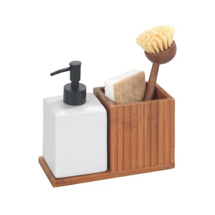 WENKO 54944100 - Dozator sapuna MERA 18,5x17 cm smeđi