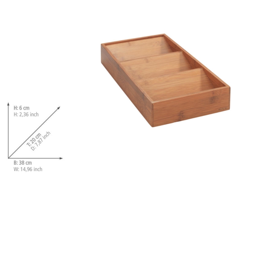 WENKO 54950100 - Organizator začina ANNI 38x20 cm smeđa
