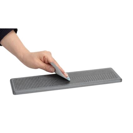 WENKO 54957100 - Podloga za kapanje DAMON 30x8 cm siva