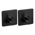 WENKO 55009100-Kukica CRNA VANJSKA KUHINJA 4,5x4,5 cm nehrđajući čelik/crna