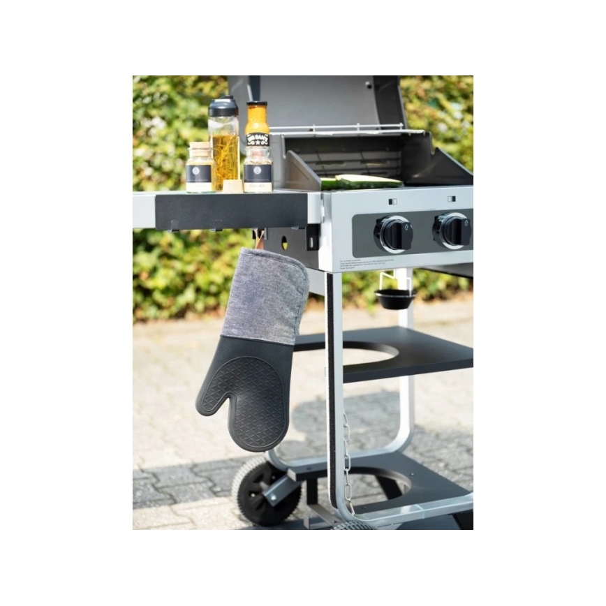 WENKO 55014100-Kukica BLACK OUTDOOR KITCHEN 30x6,5 cm crna