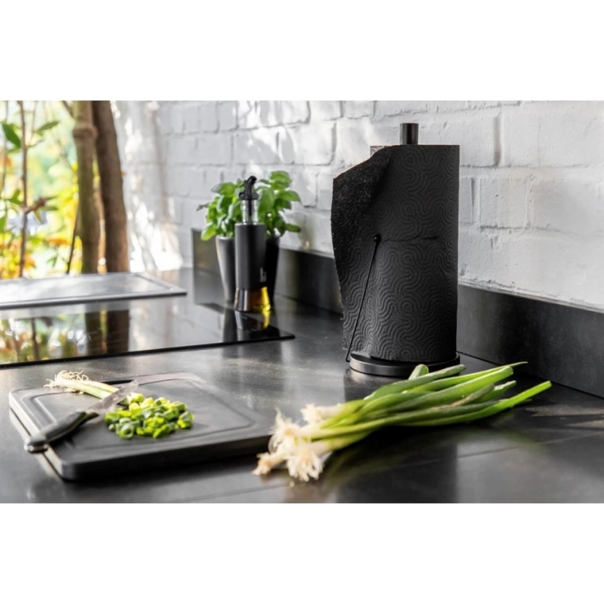 WENKO 55015100-Držač BLACK OUTDOOR KITCHEN 15x33 cm crni