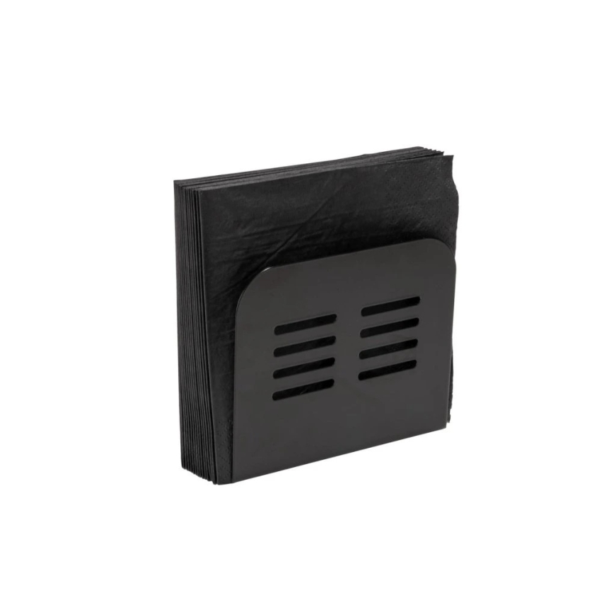WENKO 55025100-Držač salveta BLACK OUTDOOR KITCHEN 15x12,5 cm crna