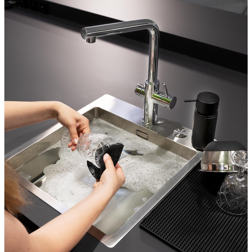 WENKO 55030100 - Spužvica BLACK OUTDOOR KITCHEN 12x1,2 cm crna