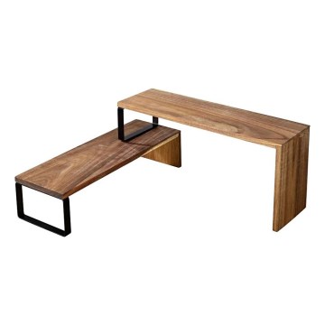 WENKO 55097100-Polica BLACK OUTDOOR KITCHEN 36x16 cm smeđa/crna