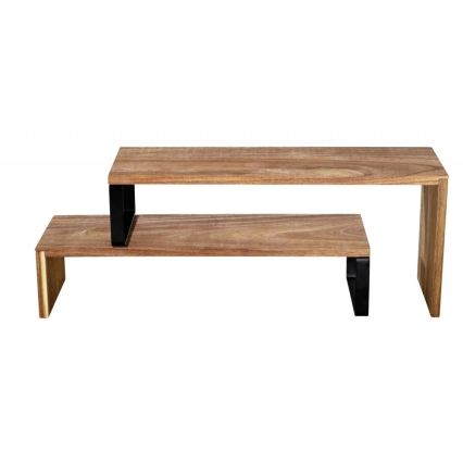 WENKO 55097100-Polica BLACK OUTDOOR KITCHEN 36x16 cm smeđa/crna