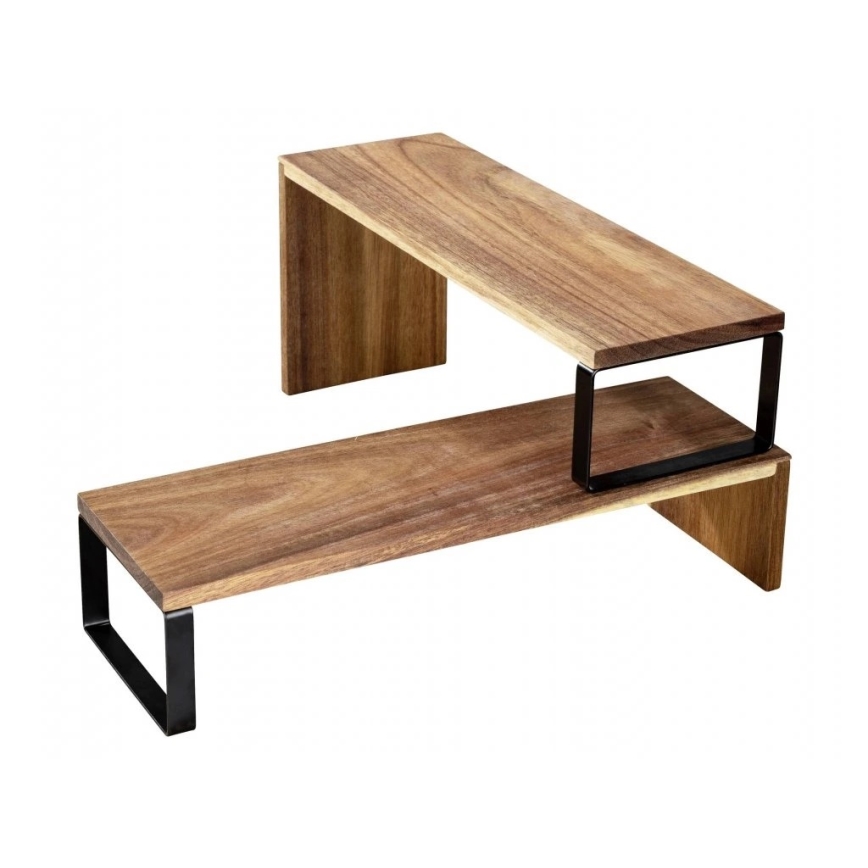 WENKO 55097100-Polica BLACK OUTDOOR KITCHEN 36x16 cm smeđa/crna