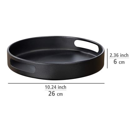 WENKO 55098100 - Pladanj BLACK OUTDOOR KITCHEN 26x6 cm crni