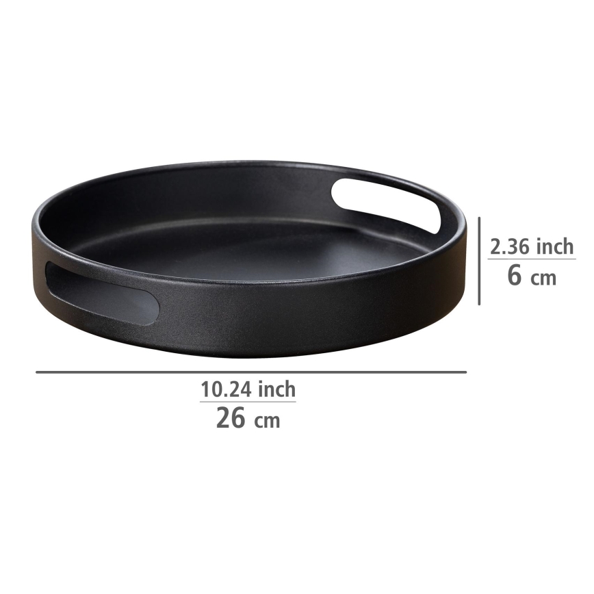 WENKO 55098100 - Pladanj BLACK OUTDOOR KITCHEN 26x6 cm crni